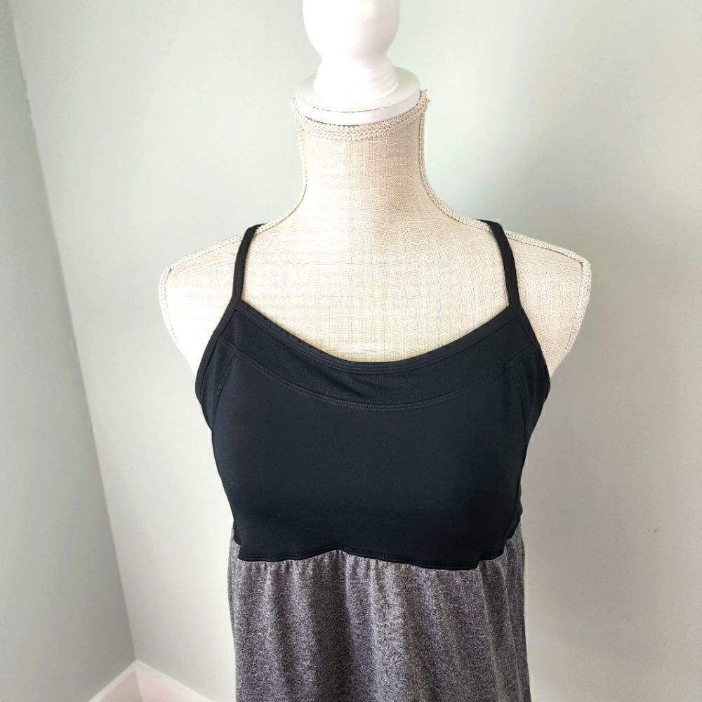 CHAMPION C9 ACTIVE ATHLETIC TANK TOP BUILT IN BRA DRAWSTRING WAIST SIZE LARGE - Picture 3 of 6